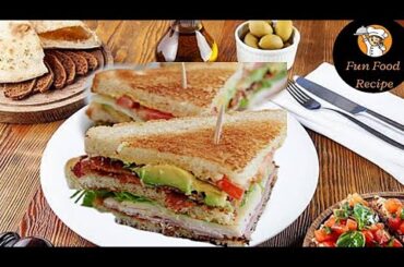 Veg Mayo Sandwich | vegetable sandwich | Lunch Box Recipe |Healthy breakfast recipes |Home sandwich