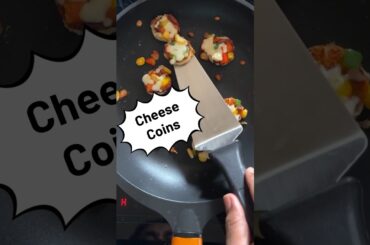 Easy Cheese Coins ( Ready in 10 mins) Recipe in comments. #quickrecipe #snacks #healthy #weightloss