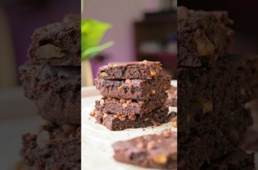 Guilt free No sugar No Maida Healthy Brownie for Kids n Fitness enthusiasts #healthy #dessert #easy