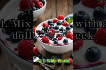 A healthy snack recipe you can make in one minute TOP5