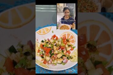Hina Khan' ka chatpata salad recipe #shorts #viral