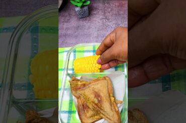 Day 5 - veg sandwich recipe | sandwich with sweet corn #shorts #lunch #asmr #food  @carrier_meals