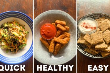 3 Easy & Healthy Vegan Snack Recipes | Made from Tofu