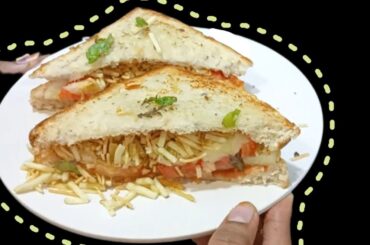 Sunday Vegetable Sandwich Recipe..Healthy And Tasty Bread Recipe!
