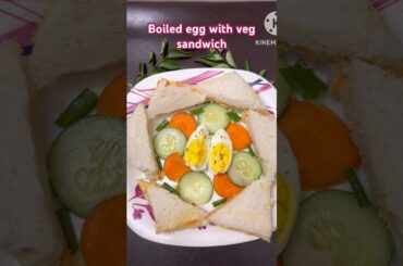 The best boiled egg with veg sandwich | Quick Breakfast Recipe | Zatpat Eggwich | #FoodandFrolic