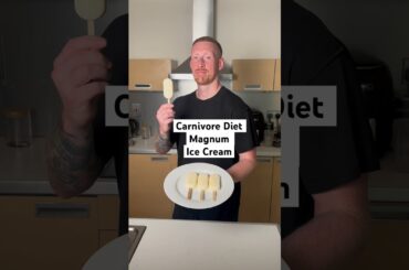 Carnivore Diet Magnum Ice Cream #carnivore #carnivorediet #recipe #icecream #dessert #healthy #food