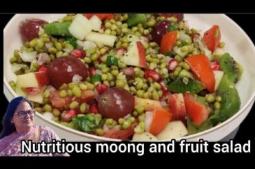 Healthy Boiled Moong Dal and Fruits Salad | Weight Loss Recipe | Jinni's Show - Unlimited