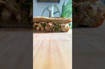Easy Healthy Tuna Sandwich Breakfast Recipe #trendingshorts #shortfeed #shorts #sandwich #breakfast