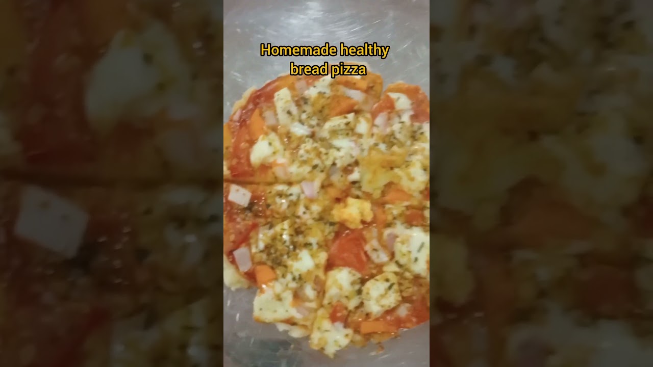 #healthy bread pizza #homemade pizza #easy healthy food #easy healthy snacks #healthy bread pizza #homemade pizza #easy healthy food #easy healthy snacks