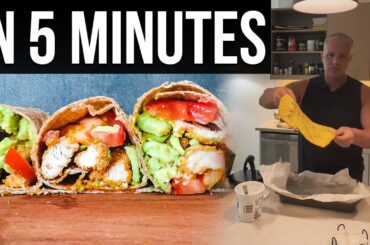 High Protein Wrap Made in 5 Minutes | Healthy Recipes