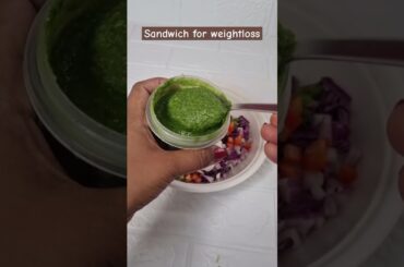 Healthy Sandwich recipe for weightloss | Paneer veg sandwich #dietfood #healthymeals
