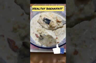 Soaked oats  healthy breakfast #weightloss #oats #recipe #ytshorts #shorts