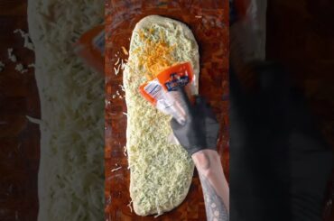 Cheesy Garlic Bread #homemade #food #cooking #asmr #viral #shots