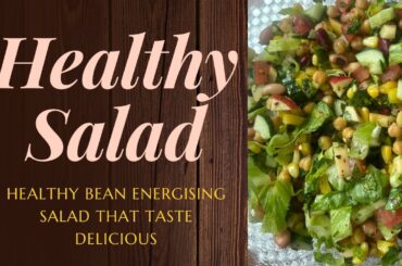 Healthy Bean Salad | Healthy Salad Recipe | How To Make Healthy Salad At Home | High Fiber Salad