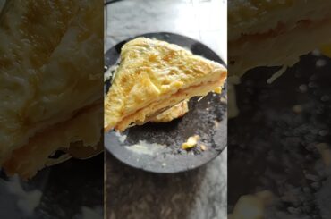Breakfast Egg Sandwich Hack | One Pan Egg Toast | Healthy Egg sandwich | Sandwich#shorts#eggsandwich