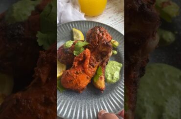 The Best Tandoori Chicken Recipe In Air Fryer A Healthy Dinner. #tandoorichicken #airfryerrecipes