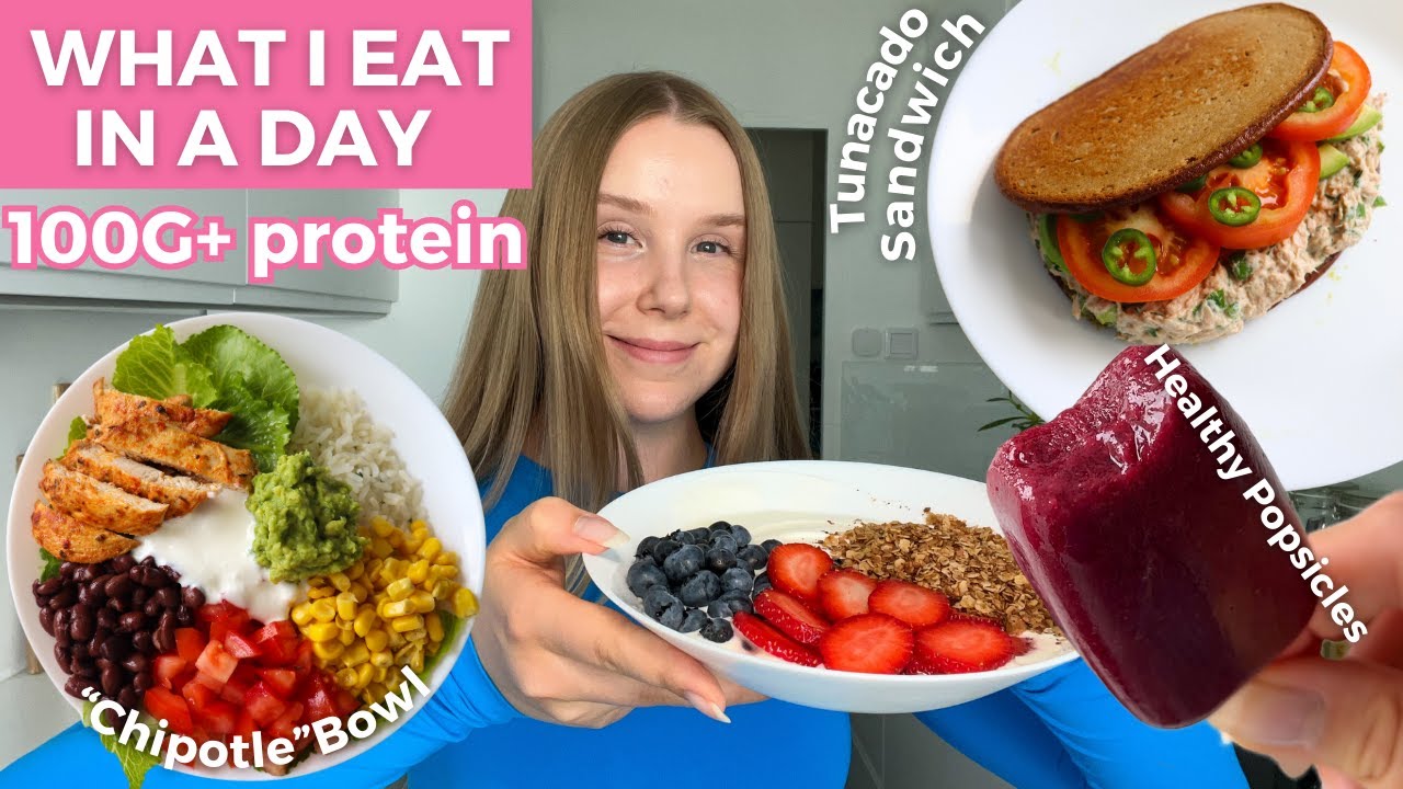WHAT I EAT IN A DAY | Healthy & Easy Recipes | 100G+ Protein WHAT I EAT IN A DAY | Healthy & Easy Recipes | 100G+ Protein