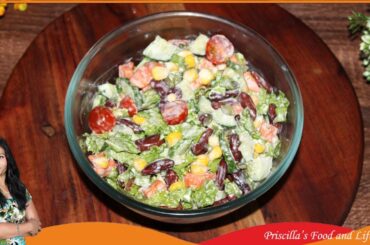 Mix Vegetable Salad |Healthy Salad Recipe |  Salad recipe | Healthy Salad Dressing | Protein Salad