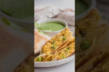 Non-Fried Samosa Wraps with Spiced Potato Filling | Easy & Healthy Recipe #shorts #veganrecipes