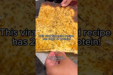 The VIRAL Cottage Cheese Flatbread #highprotein #recipe #shorts