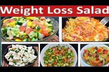 Weight Loss Salad(Hindi|5 Healthy Salad Recipe For Rapid Weight Loss| Flat Belly | #jaannisar