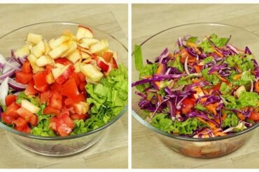 Mix Vegetable Salad | Healthy Salad Recipe | Simple And Easy Salad Recipe | Essen Recipes