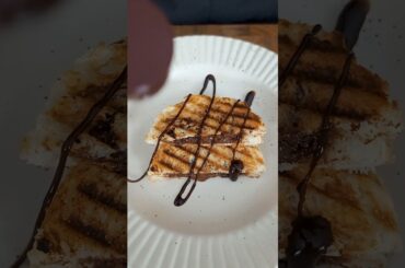 chocolate sandwich #shorts #recipe #healthysandwich #healthyfood #healthylifestyle | asmrhomekitchen