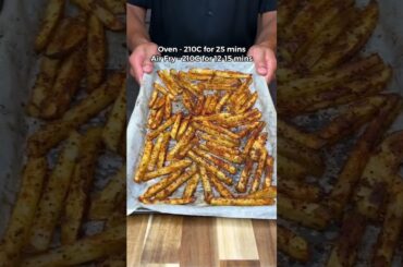 High Protein Crispy Salt n Pepper Chicken & Chips Meal Prep! #healthyrecipes #shorts