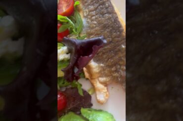 Pan fried Seabass and Salad #food #recipe #healthy