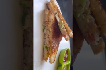Veg sandwich without meyo recipe #youtubeshorts #food #music #viralvideo /healthy sandwich recipe