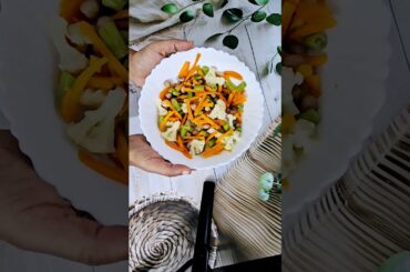 Weight Loss Salad For Dinner - Healthy Vegetable Salad - Steamed Salad Recipe #opilagavenkati