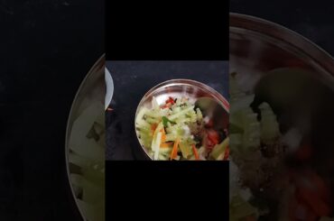 Restaurant style Salad#kachumbersalad #recipe #CucumberCabbageOnionCarrotSalad#Shorts#viralshorts