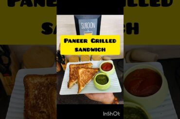 paneer sandwich | sandwich recipe | how to make grilled paneer sandwich recipe #shorts