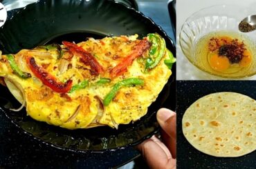 Egg Cheese Paratha Recipe | Monsoon Special Snacks 2024 Recipe | Omelette Roti |  Breakfast Recipe