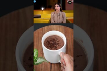 Janhvi Kapoor's Favourite Monsoon Special Healthy Hot Chocolate Recipe #shorts