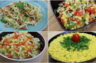 4 Quick Salad Recipes | Healthy & Delicious Salad Recipes#quickrecipe#salad #cookingbringshappiness