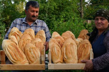 Baking Fresh Bread: Traditional Recipe from Our Village Bread Loaves