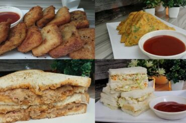 4 Easy Bread Recipes | Quick & Healthy Breakfast Ideas | Creamy,Vegetable,Toast Recipes