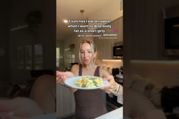 healthy high protein (30g+) lunch recipes for short girlies #highprotein #petitewoman #nutrition