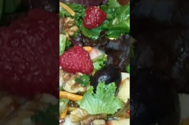 ENSALADA PARA CUUDAR TU SALUD #healthydiet #healthyfood #healthy #salad #veganfood #fruit #recipe