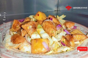 Chicken potato salad recipe by Mihudelicious | Healthy salad recipe #youtube