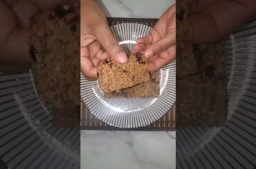 Healthy Breakfast Bars #vegan #easyrecipes  #breakfastrecipes #healthycookies #shorts #fyp