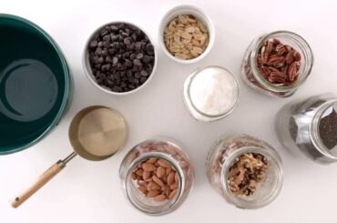 Dark Chocolate Trail Mix Bites Recipe | Healthy Snack Recipe Idea