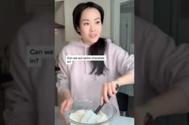 making banana bread with my kids!