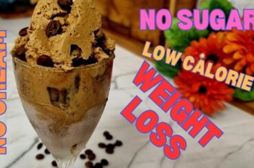 2 Dalgona low calorie ice cream models, no sugar, no cream
