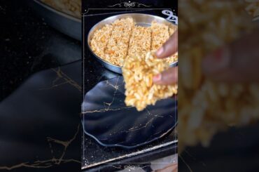 Murmura chikki #snacks #sweetrecipe #healthy