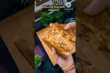 Breakfast recipes Panner & Masroom Healthy & Testy Sandwich Recipe #odisha #shorts #school