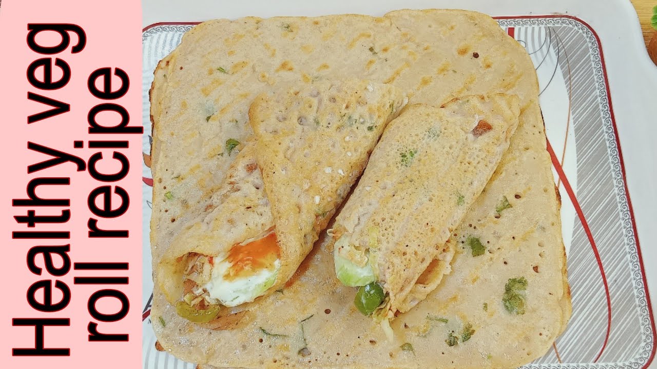 Healthy vegetable breakfast recipe/veg roll/quick lunch box recipe Healthy vegetable breakfast recipe/veg roll/quick lunch box recipe
