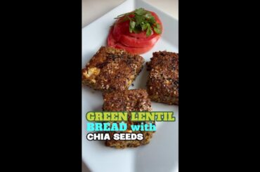 Green Lentil Bread with Chia Seeds Recipe #bread #chia #healthy #homemade #meal #recipe #food #asmr