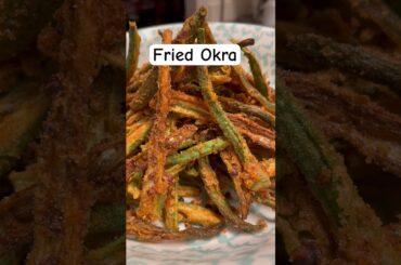 Fried Okra | Okra Chips - Quick and easy snack recipe | Healthy Snack | Vegetable Starter Recipe